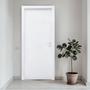 Porta Lisa Uv Batente Regulável 07 Cm a 13 Cm Guarnição 5 Cm 102 X 210 Esquerdo Rodam Imagem de Porta Lisa Uv Batente Regulável 07 Cm a 13 Cm Guarnição 5 Cm 102 X 210 Esquerdo Rodam