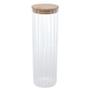 Imagem de Porta Mantimento de Vidro Borossilicato com Tampa de Bambu 1,3l 29259 - Wolff