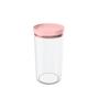 Imagem de Porta Mantimentos Pote Transparente Tampa Rosa 1,9L