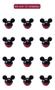 Imagem de Porta Mix Mini Lembrança Mickey Mouse 50ml 12 Uni - Plasútil