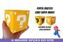 Imagem de Porta Objetos Cubo Mario Amarelo Interrogação Power UP Envio Imediato