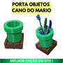 Imagem de Porta Objetos Decorativo Super Mario mario Geek Gamer