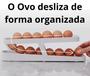 Imagem de Porta Ovos Bandeja Dispenser Rolante Organizadora Ate 14 Un.