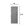 Imagem de Porta Palheta Aluminio Brilhante 2.10 x 0.60 Lado Esquerdo - Hale