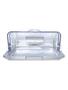 Imagem de Porta Pão Cristal Com Tampa Articulável Para Mesa Keita Transparente