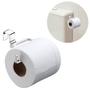 Imagem de Porta papel higiênico papeleira suporte simples aço 1 rolo para caixa acoplada banheiro lavabo