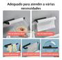 Imagem de Porta Papel Toalha Multiuso Sem Furos Suporte Parede 2 Cores