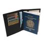 Imagem de Porta Passaporte - Carteira de Trabalho - Unissex de Mão em Couro (835TNPP) Porta Cartão, Dinheiro, Documento de Viagem, Travel Check