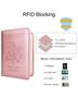 Imagem de Porta-Passaporte WALNEW com RFID e Bloqueio de Sinal - Couro PU com Caneta
