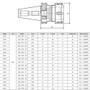 Imagem de Porta Pinças ER Modelo SK40 - ER32 - 70 - DIN 69871