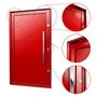 Imagem de Porta Pivotante Lambril com Puxador Lado Direito Elite 216x150 Vermelho