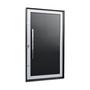 Imagem de Porta Pivotante Lambril com Puxador Lado Esquerdo Elite 216x120 Mix Preto