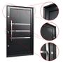 Imagem de Porta Pivotante Lambril Evolution com Puxador Lado Esquerdo Elite 240x120 Preto