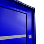 Imagem de Porta Pivotante Lambril Miraggio com Puxador Lado Direito Elite 216x100 Azul