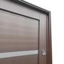 Imagem de Porta Pivotante Lambril Premium com Puxador Lado Direito Elite 216x120 Corten