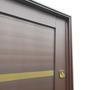 Imagem de Porta Pivotante Lambril Premium com Puxador Lado Direito Elite 240x130 Corten