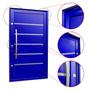 Imagem de Porta Pivotante Lambril Premium com Puxador Lado Esquerdo Elite 240x150 Azul