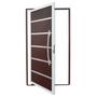 Imagem de Porta Pivotante Lambril Premium com Puxador Super 210cm x 120cm Brimak