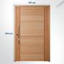 Imagem de Porta Pivotante Maciça 214x107cm Eucalipto PM95 Clean Cruzeiro Portas