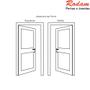 Imagem de Porta PTE 5 Imbuia 210x82cm Batente 12 - RD1304 - RODAM