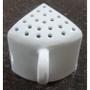 Imagem de Porta Queijo ralado de Mesa, formato queijo - Porcelana Branca