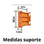 Imagem de Porta Ração Dispenser Individual 40 Lts para fixação em parede - Durabox PetFood One