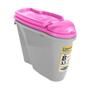 Imagem de Porta Ração Plast Pet Home Dispenser Rosa - 8 litros