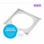 Imagem de Porta Ralo Click 10x10 Suporte Cromado Inox 304 