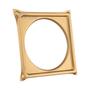 Imagem de Porta Ralo Click 10x10 Suporte Dourado Fosco Inox 304 