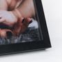 Imagem de Porta Retrato C/ Vidro 25x20 Moderno Decorativo Horizontal e Vertical De Mesa Estante Para Fotos Família
