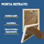 Imagem de Porta retrato de Vidro 10x15cm Kit com 3 Unidades