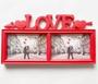 Imagem de Porta Retrato Duplo Casamento Love Amor Coração 10x15 - FWB