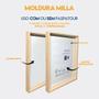Imagem de Porta retrato para Fotos com Moldura e Paspatur 30x40 para Uso Vertical e Horizontal para Quarto Escritório Hall