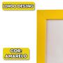 Imagem de Porta Retrato Vertical Madeira Design Sofisticado amarelo