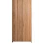 Imagem de Porta Ripada Cedro Batente 14 Fechadura Rolete Puxador Barra Chata 600mm 92 X 210 Esquerdo Rodam