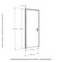 Porta Roma Tauari Batente 14 Puxador Barra Chata 600cm 92 X 210cm Esquerdo Rodam Imagem de Porta Roma Tauari Batente 14 Puxador Barra Chata 600cm 92 X 210cm Esquerdo Rodam