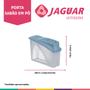 Imagem de Porta Sabão em Pó 1Kg Tampa Verde Pote Dispenser Jaguar