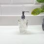 Imagem de Porta sabonete líquido álcool gel saboneteira pia banheiro suporte escovas pasta de dente Plasútil