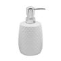 Imagem de Porta Sabonete Líquido Dispenser Higiene Banheiro Porcelana Acessórios Lavabo Shampoo Álcool Detergente Higiênico Saboneteira