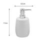 Imagem de Porta Sabonete Líquido Dispenser Higiene Banheiro Porcelana Acessórios Lavabo Shampoo Álcool Detergente Higiênico Saboneteira