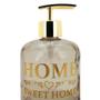 Imagem de Porta Sabonete Líquido Vidro Sweet Home Bronze e Dourado 350ml - Yazi