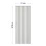 Imagem de Porta Sanfonada de PVC 210x72cm com Trinco BCF