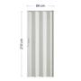Imagem de Porta Sanfonada de PVC 210x84cm com Trinco BCF