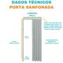 Imagem de Porta Sanfonada Pvc 0,84x2,10 Multilit cinza