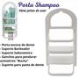 Imagem de Porta Shampoo Plástico Prateleira Suporte De Banheiro Bea Decor