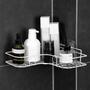 Imagem de Porta Shampoo Sabonete Suporte Adesivo Canto Parede Banheiro
