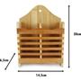 Imagem de Porta talheres e escorredor de bambu 20x14,5 - Clink