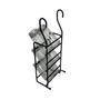 Imagem de Porta temperos com 06 potes de vidro preto 2468 Jomer