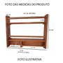 Imagem de Porta Temperos e Condimentos de Parede Com Suporte Papel Toalha e 2 Ganchos