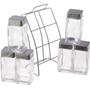 Imagem de Porta Temperos e Condimentos Vidro Square Com Suporte 6 Potes Euro